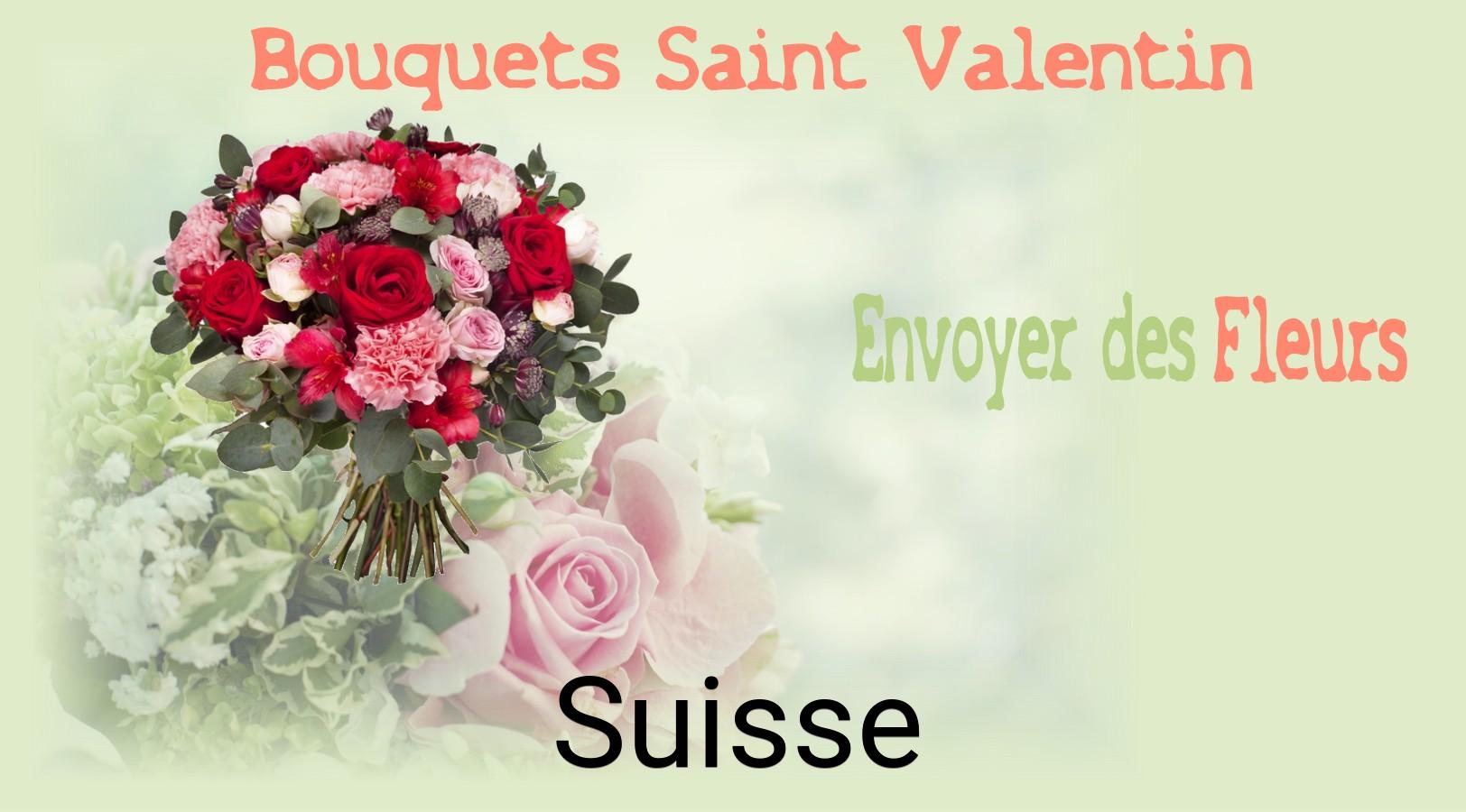 Roses de Saint-Valentin livrées à Suisse
